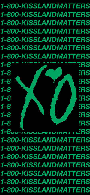 The Weeknd Kiss Land Matters bakgrunnsbilde — iPhone 17 Pro Max Bakgrunner