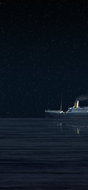 Titanic stjerneklar natt bakgrunnsbilde — iPhone 14 Plus Bakgrunner