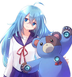 Vivy og Matsumoto fanart bakgrunnsbilde — Galaxy Z Flip7 FE Bakgrunner