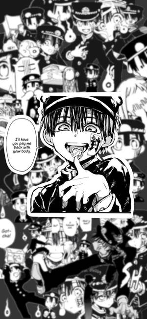 Toilet bound Hanako-kun manga-bakgrunn. — iPhone 11 Pro Max Bakgrunner