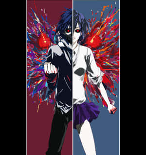 Tokyo Ghoul Pfp Touka Og Ayato — Huawei Mate X7 Bakgrunner