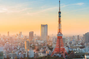 Tokyo Tower på dagtid