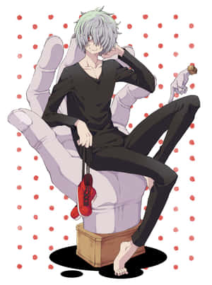 Tomura Shigaraki, anime-skurk — Galaxy Z TriFold Bakgrunner