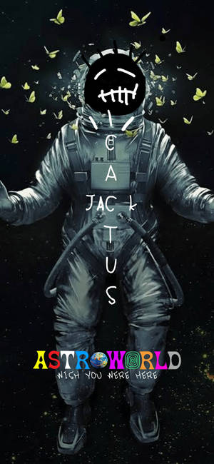 Trippy Cactus Jack-bakgrunn — Pixel 9 Pro Bakgrunner