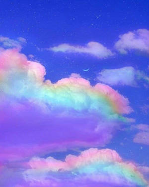 Trippy sky med skyer