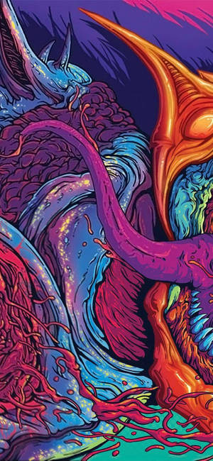 Trippy Telefon — Galaxy A18 Bakgrunner