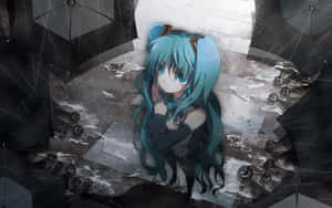 Trist anime-bakgrunn — Trist anime GIF Bakgrunner