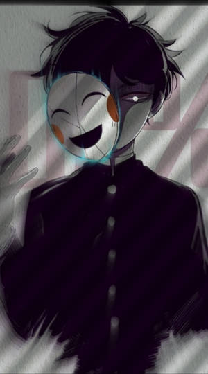 Trist anime glad maske estetikk
