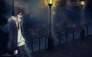 Trist anime-bakgrunn — Trist anime GIF Bakgrunner