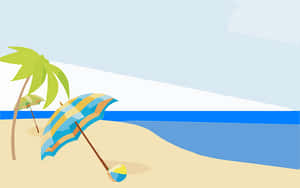 Tropisk strand sommerferie