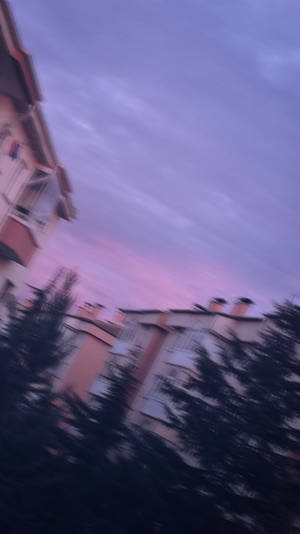 Tumblr aesthetic uklar lilla himmel bakgrunnsbilde — Tumblr estetikk Bakgrunner