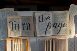 Turn the page bokestetikk bakgrunnsbilde — Bokestetikk Bakgrunner