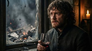 Tyrion Lannister ser ut på kaoset i King's Landing — Game of Thrones sesong 8 Bakgrunner