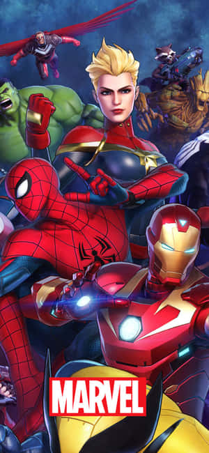 Iphone Xs Marvel-bakgrunn — Moto G17 Bakgrunner