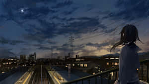 Anime City-bilder — Anime landskap Bakgrunner