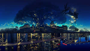 Anime City-bilder — Anime by Bakgrunner