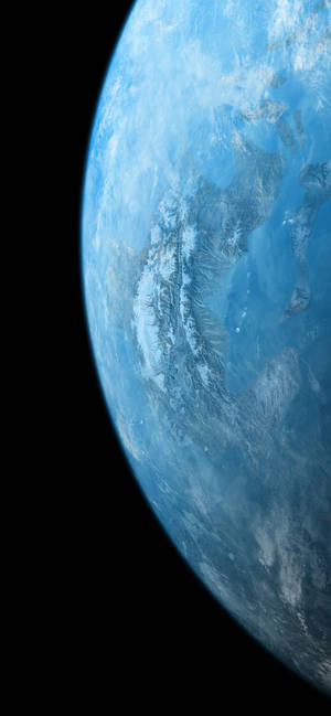 Iphone Xs Planet — Galaxy A08 Bakgrunner