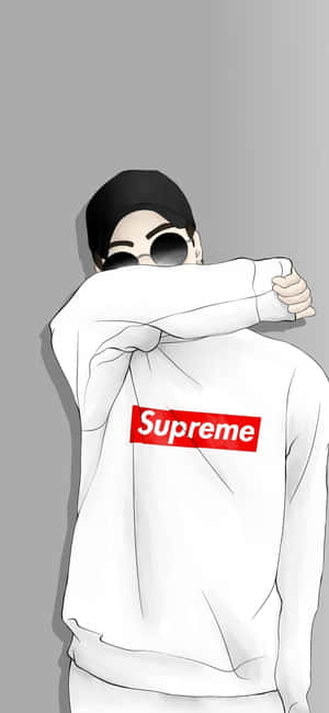 Anime-karakterer iført Supreme — Oppo Find X9s Bakgrunner