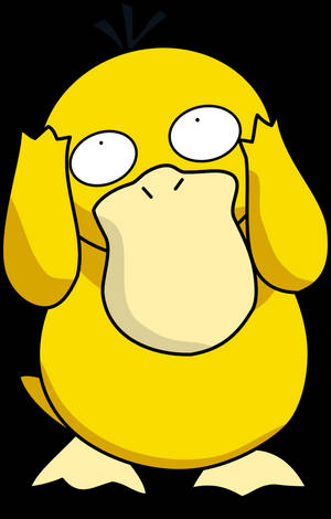 Signatur gul Psyduck Post-bakgrunn. — Redmi Pad 2 Pro Bakgrunner