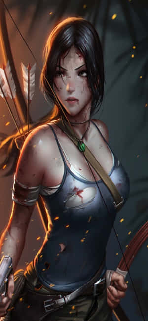 Iphone X Shadow Of The Tomb Raider Bakgrunn — Samsung Galaxy S20 Bakgrunner