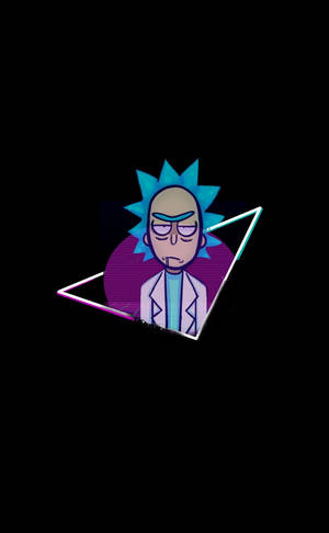 Vaporwave-stil Rick And Morty Stoner Bakgrunn — Xiaomi Pad Mini Bakgrunner