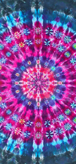 Høyoppløselig Tie Dye Bakgrunn — iPhone Xs Bakgrunner