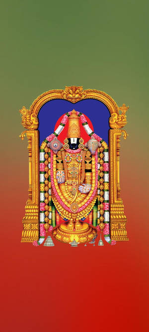 Venkateswara Swamy Hindu Guddom — OnePlus 11 Bakgrunner
