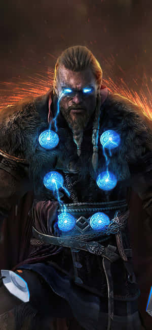 iPhone Xs Max Assassin's Creed Valhalla Bakgrunn — Samsung S21 Ultra Bakgrunner