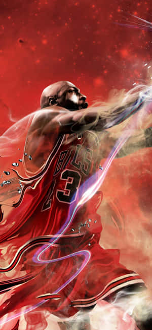 Chicago Bulls-telefon — iPhone 16 Bakgrunner