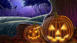 Vintage Halloween-skumle lykter