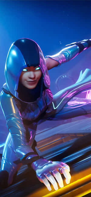 Raven Fortnite Skin — iPhone 14 Pro Bakgrunner