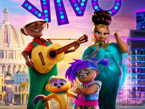 Vivo film offisiell plakat bakgrunn. — Vivo Bakgrunner