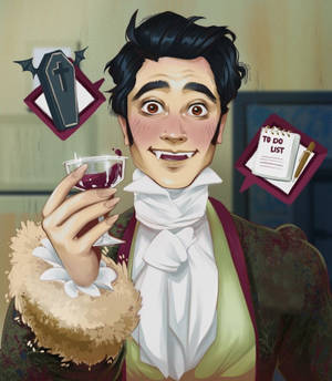 What We Do In The Shadows Vin bakgrunnsbilde — Vivo X Fold5 Bakgrunner