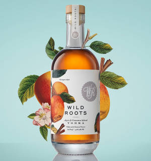 Wild Roots Bringebærinfundert Vodka Blå Bakgrunn — Honor Magic V Bakgrunner