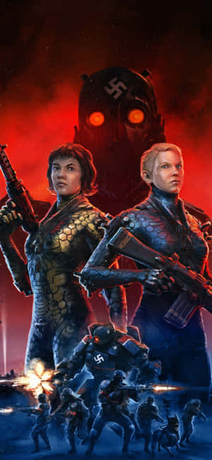 Iphone Xs Wolfenstein Ii Bakgrunn — Samsung S21 Ultra Bakgrunner