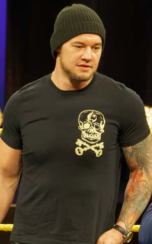 WWE Wrestler Baron Corbin Portrait — Honor Pad X8b Bakgrunner