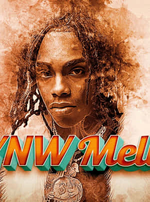 YNW Melly animert illustrasjon — Kindle Bakgrunner