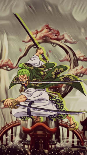 Zoro Wano — One piece 4K GIF Bakgrunner