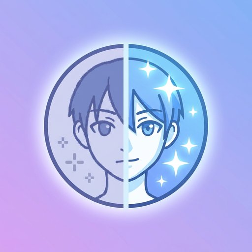 Anime-bildeforsterker | wallpaper image tool preview
