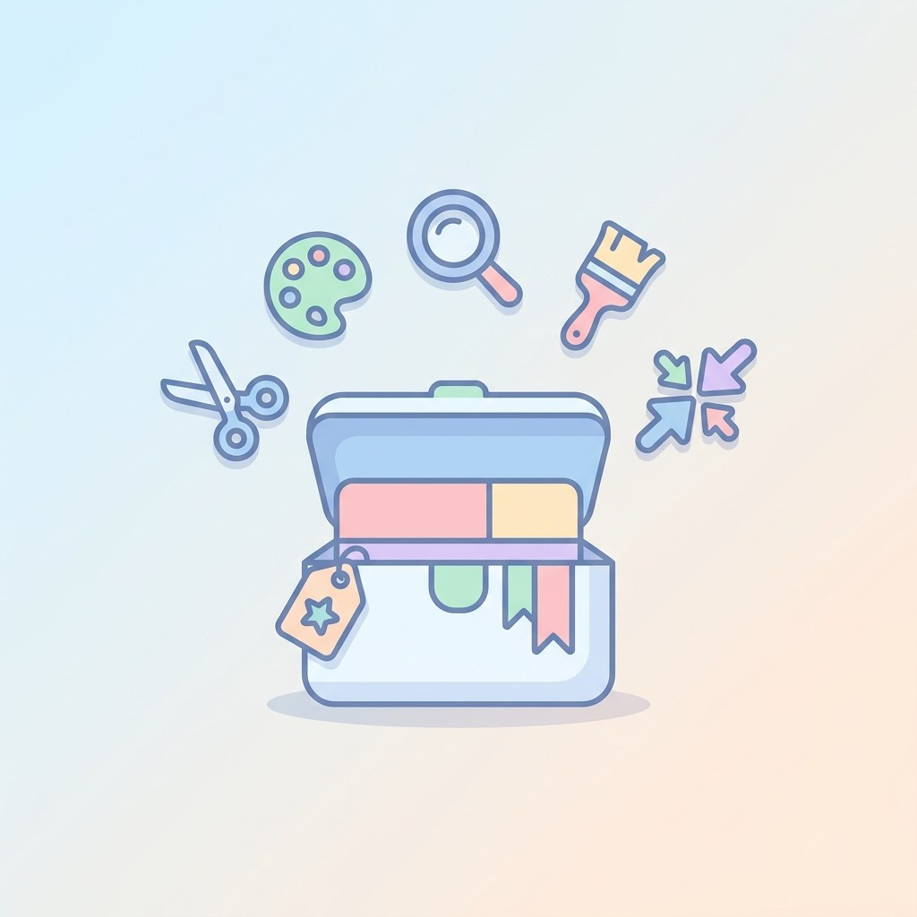 Gratis bildeverktøy illustration